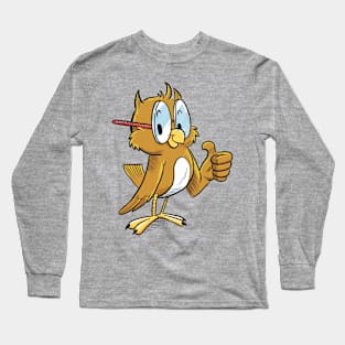 Thumbs Up Owl Long Sleeve T-Shirt